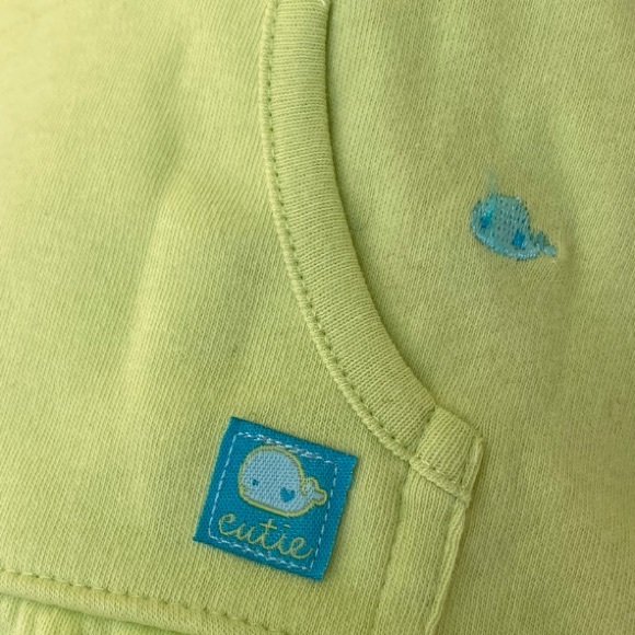 🐳 NWT Carter’s Size 6 Months 2 Piece Light Green & Blue Whale Set 🐳 - Picture 5 of 6